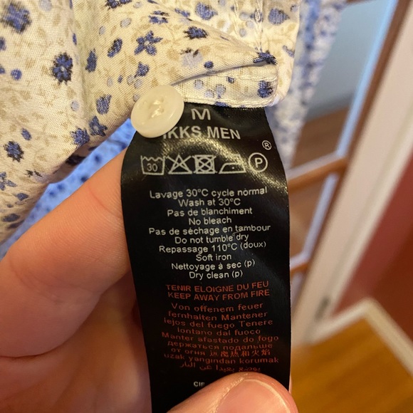 Ikks Floral Pattern Button Down - Picture 3 of 4